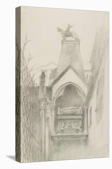 Study of the Tomb of Can Grande Della Scala at Verona, May - August 1869-John Ruskin-Premier Image Canvas