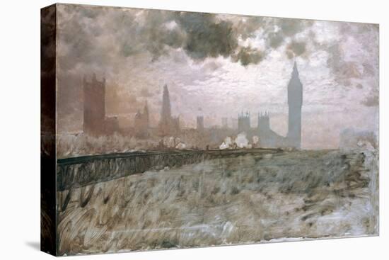 Study of Westminster Bridge (Studio Per Westminster Bridge)-Giuseppe De Nittis-Premier Image Canvas