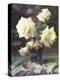 Study of White Roses-Frans Mortelmans-Premier Image Canvas