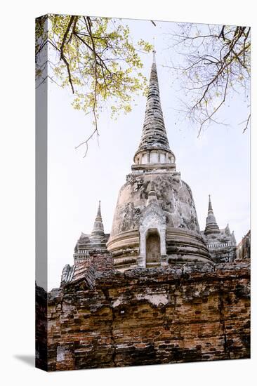 Stupa (Chedi) at Wat Mahathat, Ayutthaya, UNESCO World Heritage Site, Thailand, Southeast Asia-Alex Robinson-Premier Image Canvas