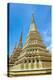 Stupas at Wat Pho (Temple of the Reclining Buddha), Bangkok, Thailand, Southeast Asia, Asia-Jason Langley-Premier Image Canvas