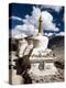 Stupas with Beautiful Clouds in Karsha Gompa-Daniel Prudek-Premier Image Canvas