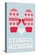 Sturgis, Michigan - Mittens-Lantern Press-Stretched Canvas