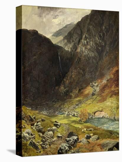 Styhead Pass, Borrowdale, 1854-Alfred William Hunt-Premier Image Canvas