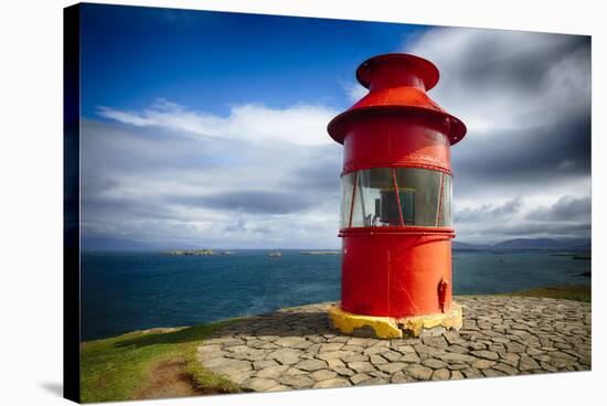 Stykkishólmur Lighthouse-George Oze-Stretched Canvas