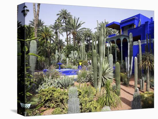 Sub-Tropical Jardin Majorelle in the Ville Nouvelle of Marrakech-Julian Love-Premier Image Canvas