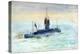 Submarine D7, Early 20Th Century (Watercolour, Graphite)-William Lionel Wyllie-Premier Image Canvas