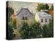 Suburban Garden Near Asnieres, 1883-Paul Signac-Premier Image Canvas