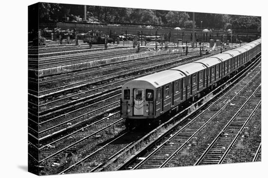 Subway 7 Train Queens NYC-null-Stretched Canvas