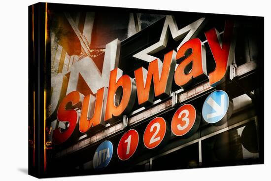 Subway and City Art - Subway Sign-Philippe Hugonnard-Premier Image Canvas