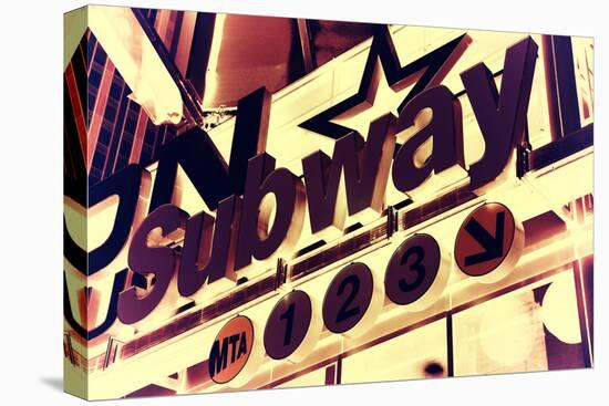 Subway and City Art - Subway Sign-Philippe Hugonnard-Premier Image Canvas