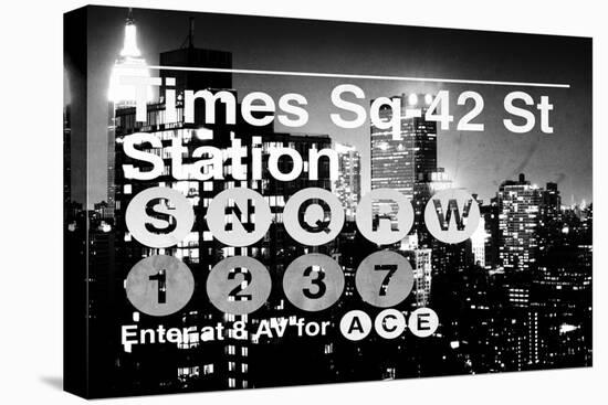 Subway and City Art - Times Square - 42 Street Station-Philippe Hugonnard-Premier Image Canvas