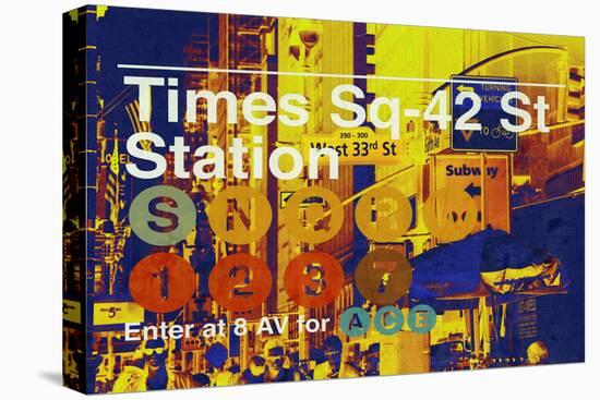 Subway and City Art - Times Square - 42 Street Station-Philippe Hugonnard-Premier Image Canvas