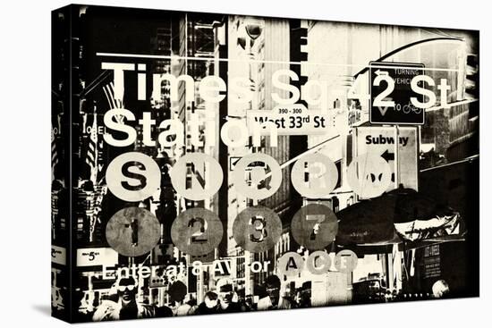 Subway and City Art - Times Square - 42 Street Station-Philippe Hugonnard-Premier Image Canvas