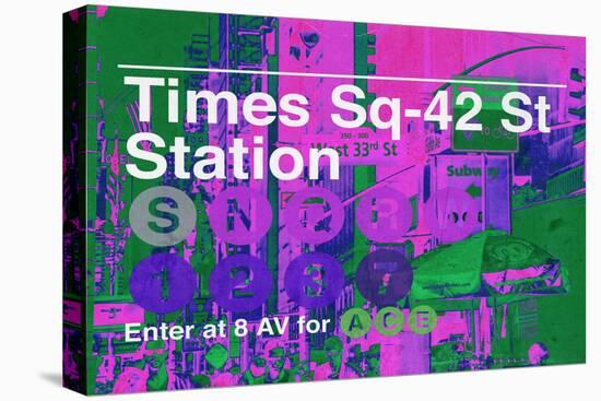 Subway and City Art - Times Square - 42 Street Station-Philippe Hugonnard-Premier Image Canvas