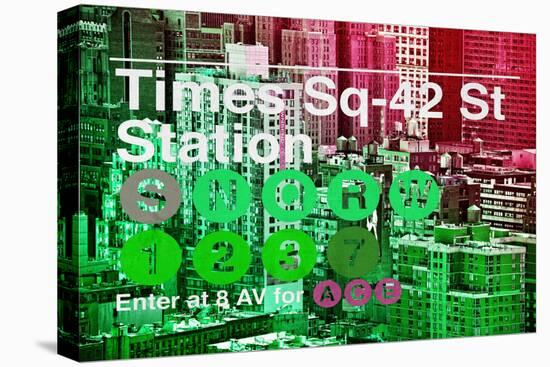 Subway and City Art - Times Square - 42 Street Station-Philippe Hugonnard-Premier Image Canvas