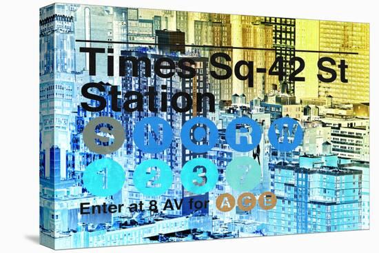 Subway and City Art - Times Square - 42 Street Station-Philippe Hugonnard-Premier Image Canvas