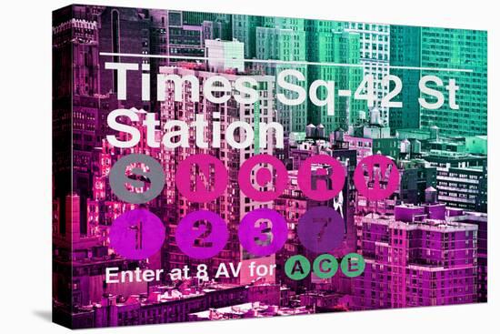 Subway and City Art - Times Square - 42 Street Station-Philippe Hugonnard-Premier Image Canvas