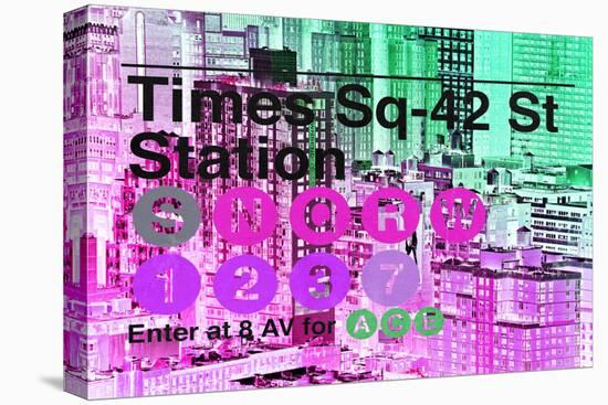 Subway and City Art - Times Square - 42 Street Station-Philippe Hugonnard-Premier Image Canvas