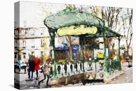 Subway Entrance - In the Style of Oil Painting-Philippe Hugonnard-Premier Image Canvas