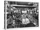 Subway Series: Rapt Audience in Bar Watching World Series Game from New York on TV-Francis Miller-Premier Image Canvas