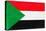 Sudan Flag Design with Wood Patterning - Flags of the World Series-Philippe Hugonnard-Stretched Canvas