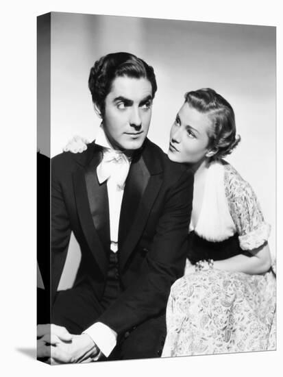 Suez, from Left: Tyrone Power, Annabella, 1938-null-Stretched Canvas