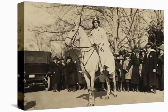 Suffragist Inez Milholland, Was the 'Herald' of Washington Parade, March 3, 1917-null-Stretched Canvas