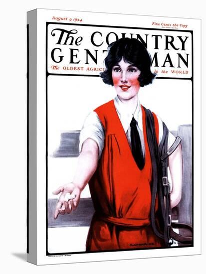 "Sugar Cube for Her Horse," Country Gentleman Cover, August 9, 1924-Katherine R. Wireman-Premier Image Canvas
