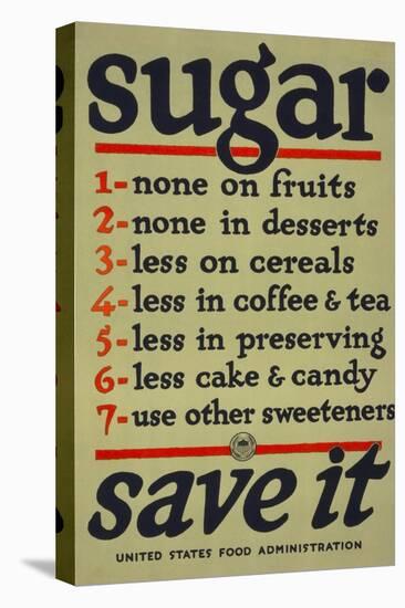 Sugar, Save It-null-Premier Image Canvas
