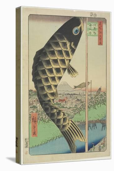 Suido  Bridge, Surugadai, May 1857-Utagawa Hiroshige-Premier Image Canvas