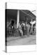 Suiting Up for Baseball at the Gasoline Station-Dorothea Lange-Stretched Canvas