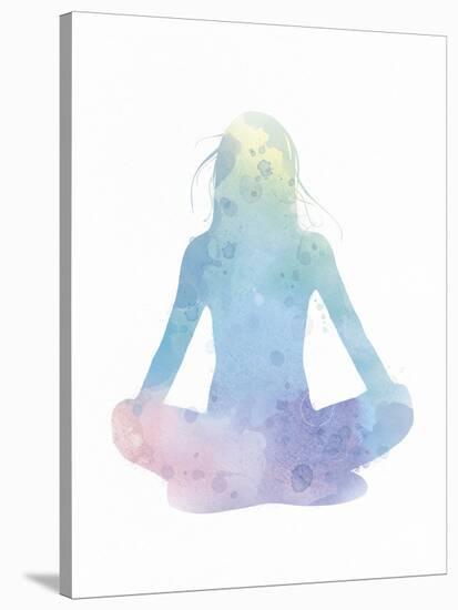 Sukhasana - Meditate-null-Stretched Canvas