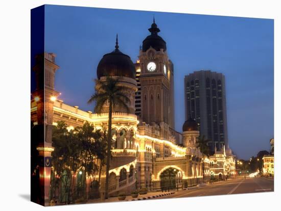 Sultan Abdul Samad Building at Dusk, Kuala Lumpur, Malaysia-Demetrio Carrasco-Premier Image Canvas