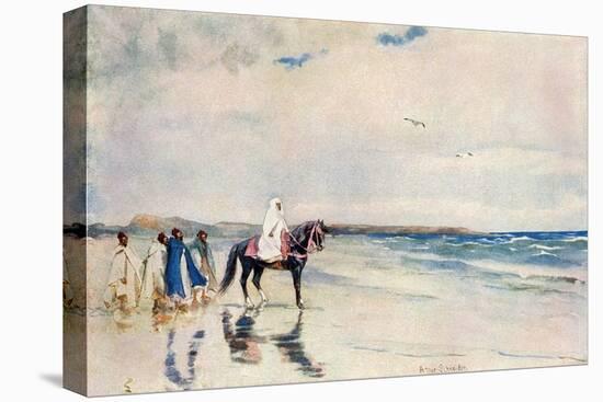 Sultan Mulai Abd-Ul-Aziz on the West Shore of Morocco, Circa 1900-null-Premier Image Canvas
