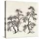 Sumi Tree III-Chris Paschke-Stretched Canvas