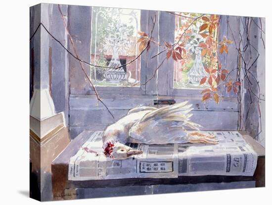 Summer (A Gander's Lament) 1994 (W/C)-Lucy Willis-Premier Image Canvas