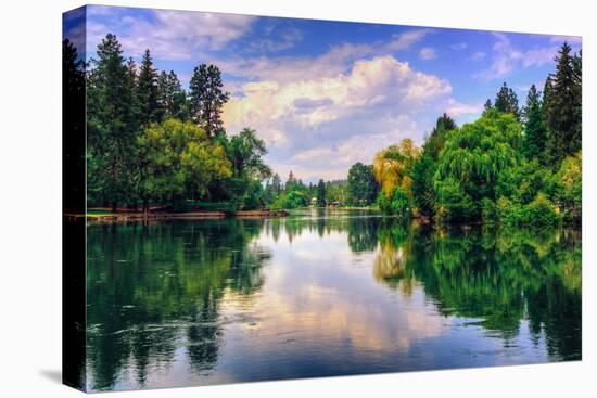 Summer Afternoon Reflections at Drake Park, Bend Oregon-Vincent James-Premier Image Canvas