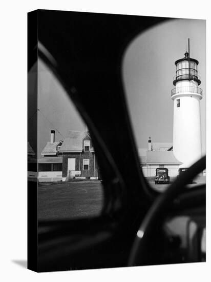 Summer at Cape Cod: Highland Lighthouse Viewed from Automobile-Alfred Eisenstaedt-Premier Image Canvas