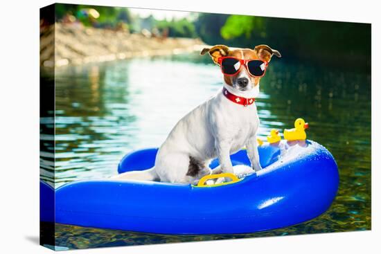 Summer Beach Dog-Javier Brosch-Premier Image Canvas