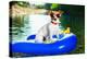 Summer Beach Dog-Javier Brosch-Premier Image Canvas