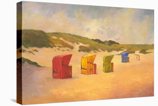 Summer Beach Ii Stretched Canvas Print By Graham Reynolds Art Com