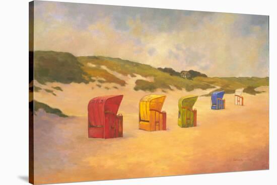 Summer Beach II-Graham Reynolds-Stretched Canvas