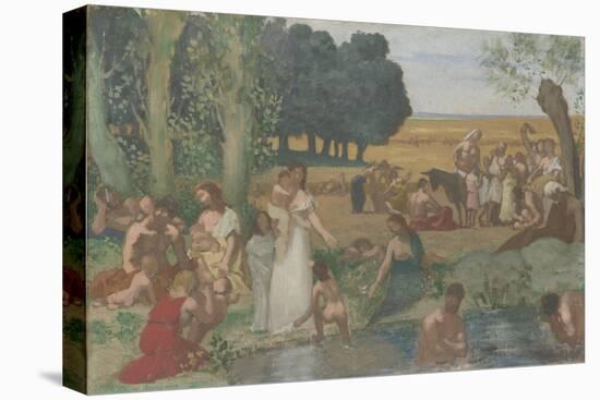 Summer, before 1873-Pierre Cécil Puvis de Chavannes-Premier Image Canvas