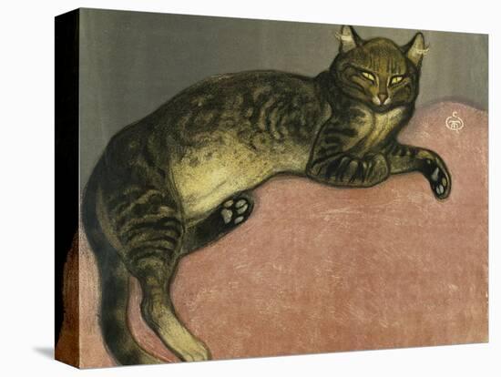 Summer, Cat on a Railing-Théophile Alexandre Steinlen-Premier Image Canvas