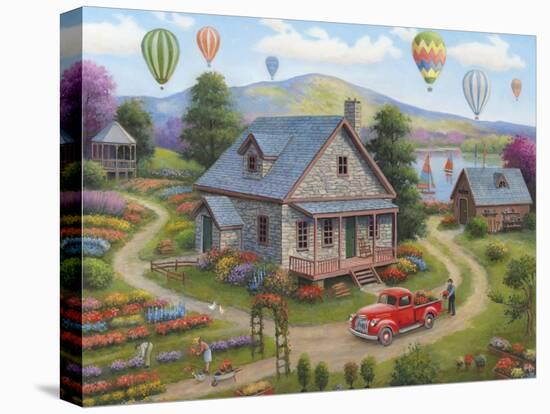 Summer Cottages-John Zaccheo-Premier Image Canvas