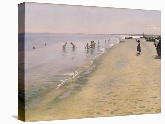 Summer Day at the South Beach of Skagen, 1884-Peder Severin Kröyer-Premier Image Canvas