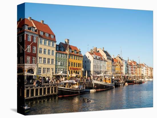 Summer Evening at Nyhavn Harbour, Copenhagen, Denmark, Scandinavia, Europe-Jean Brooks-Premier Image Canvas