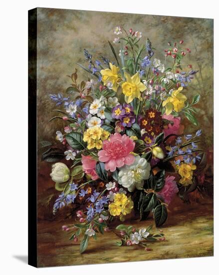 Summer Floral II-Albert Williams-Stretched Canvas