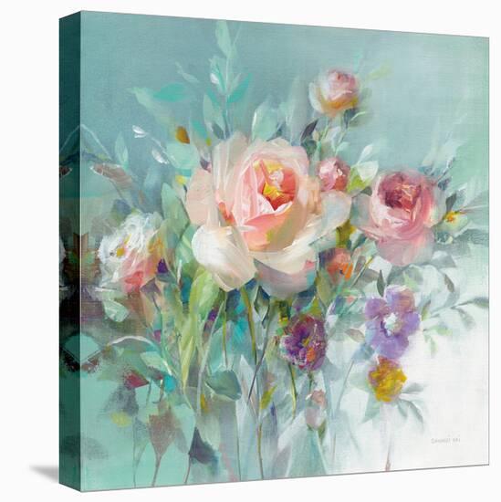 Summer Garden Roses-Danhui Nai-Stretched Canvas